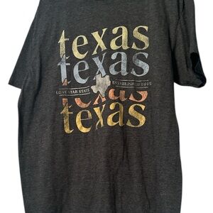 Texas Graphic T-Shirt in Gray